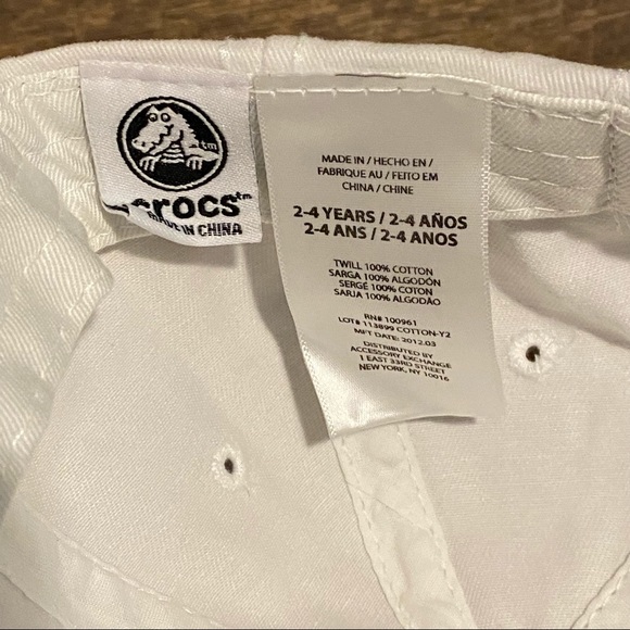 New Crocs Chameleon Color Changing Hat Cap White - Picture 6 of 7